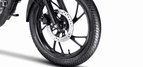 Freio a disco na roda dianteira