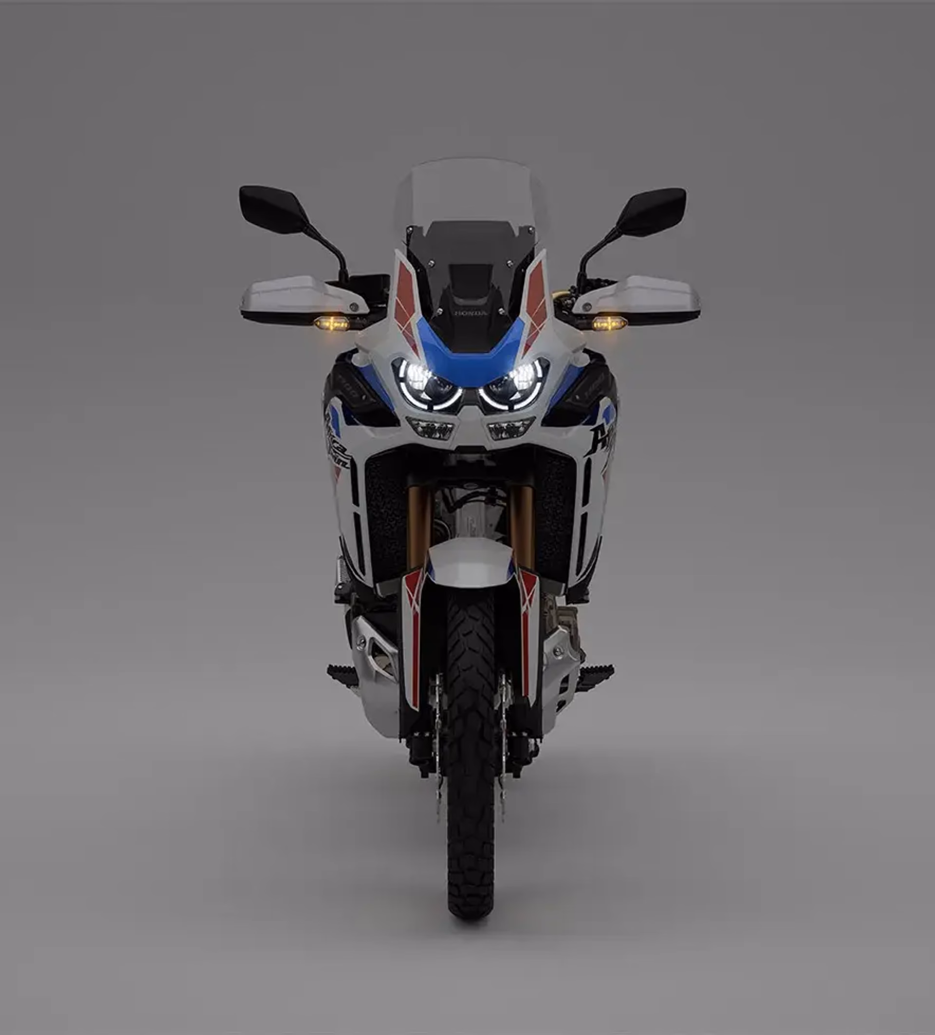 Iluminação full LED frontal da CRF 1100L Africa Twin Adventure Sports ES branco perolizado - 8 de 24