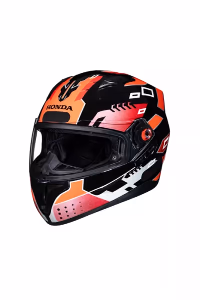 Capacete NEW HF2 Vermelho com Preto